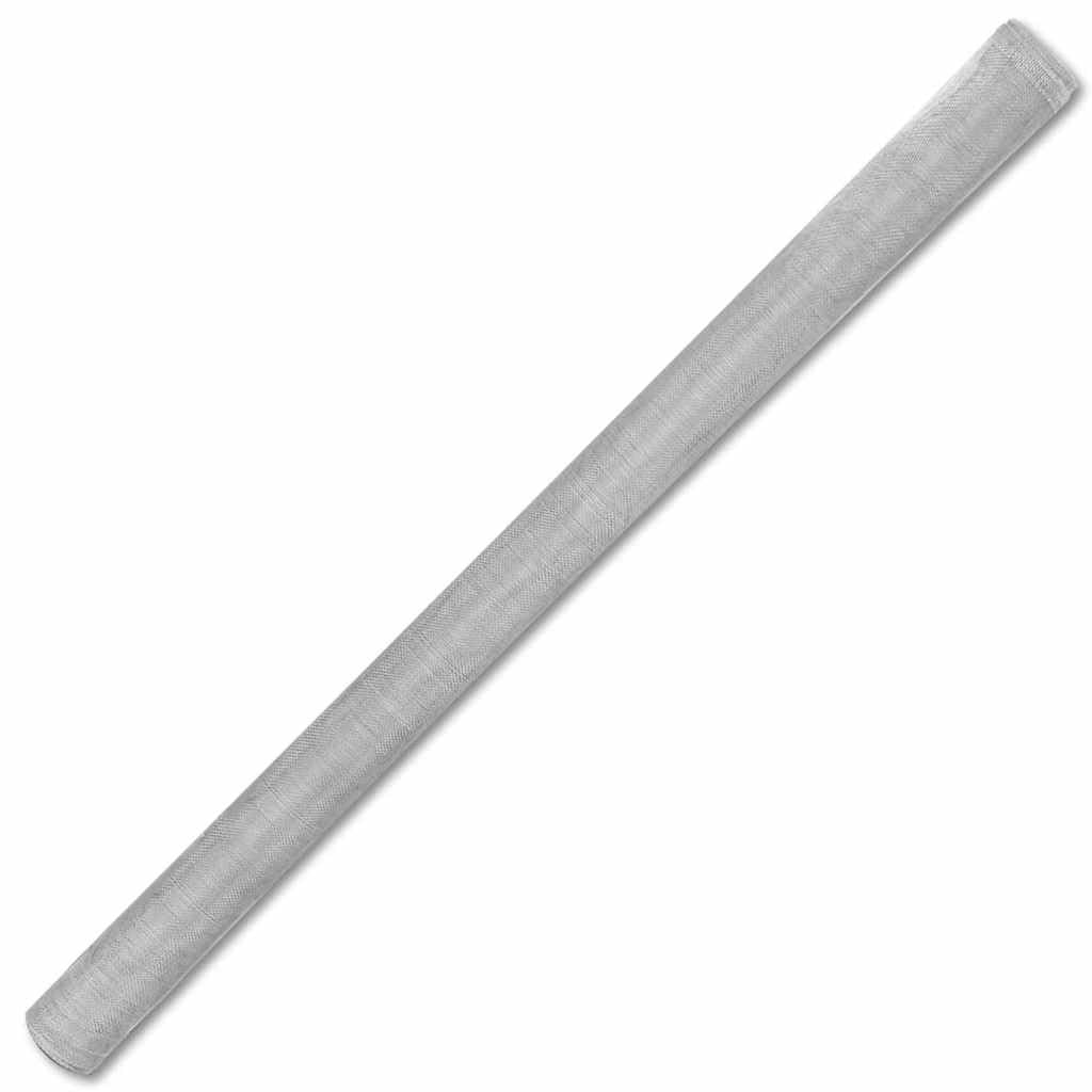 Aluminum Mesh Screen 39.4x196.9 Inches Silver S9456