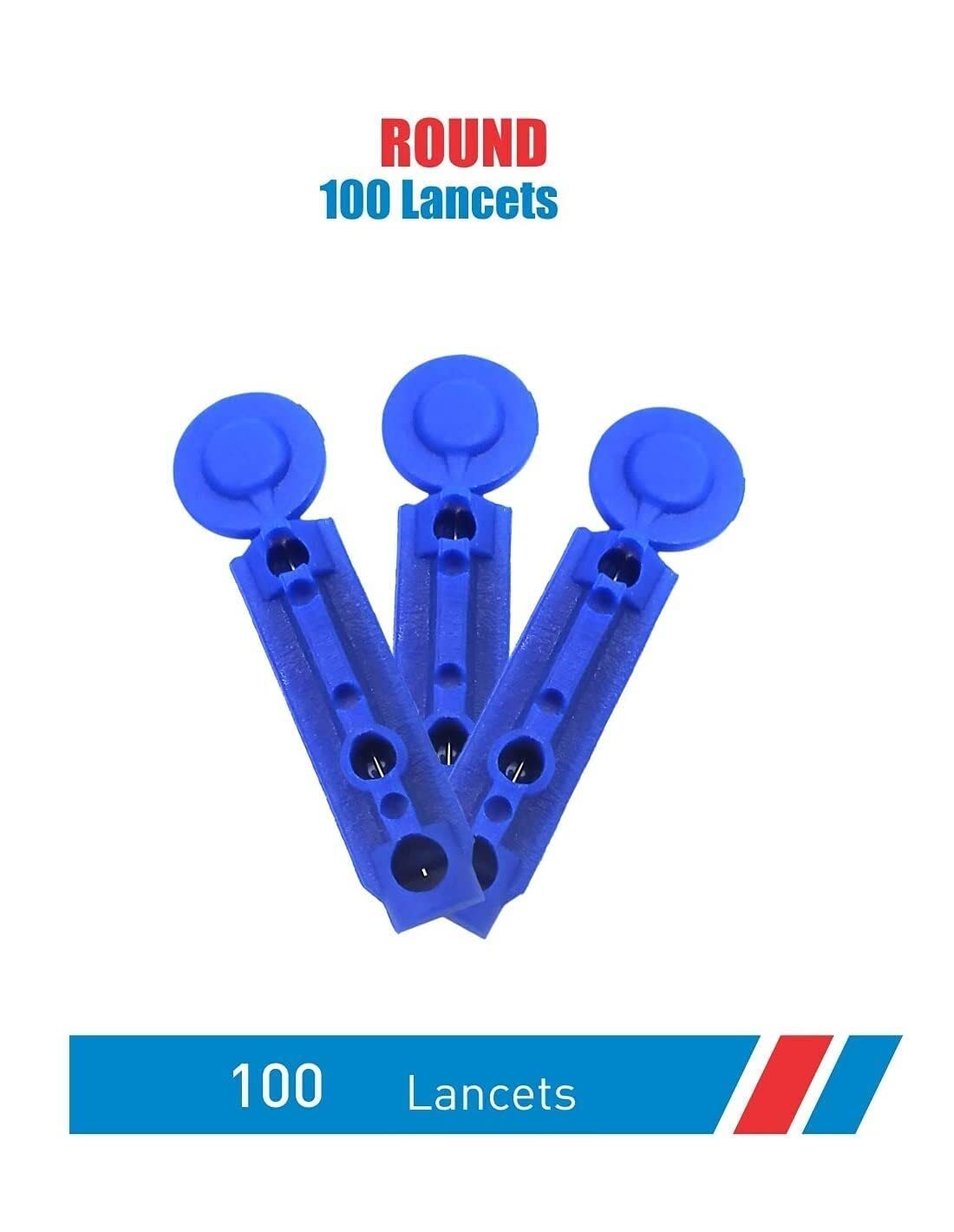 Blood Lancets 100 Round Needles Pack of 400 T71145