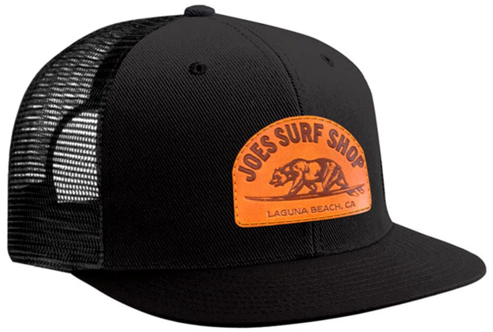Surfing Bear Flat Bill Snapback Trucker Hat E3011