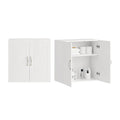 White Wall Storage Cabinet with Adjustable Shelf A177