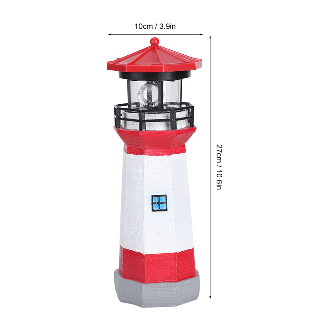 Solar Powered Rotating LED Lighthouse A270