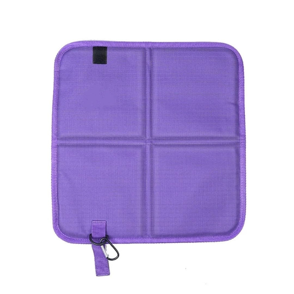 2 Pcs Waterproof Oxford Cloth Folding Seat Mat V28677