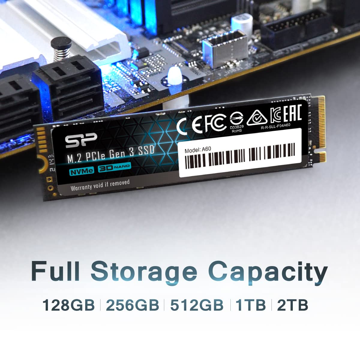 512GB NVMe M.2 PCIe Gen3x4 2280 SSD X810