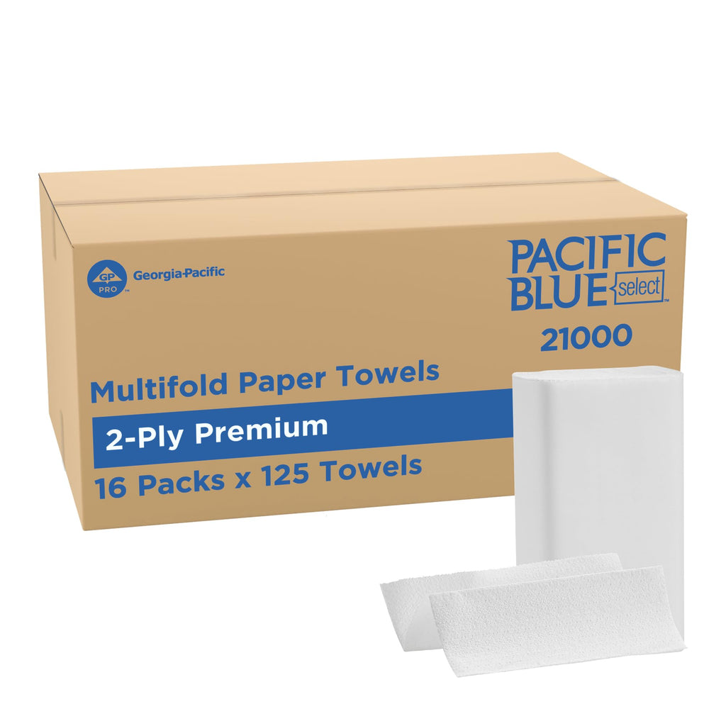 White 2-Ply Multifold Paper Towels W760