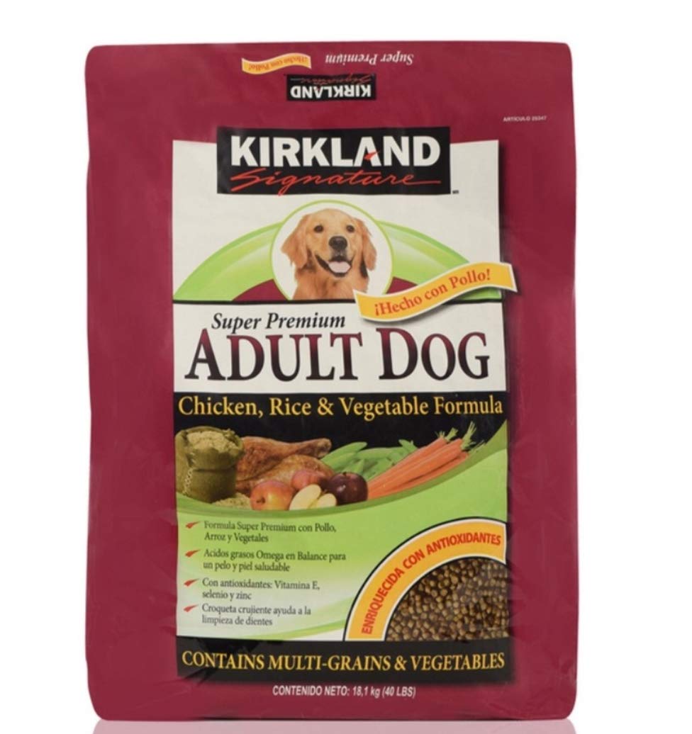 Adult Formula Chicken Rice and Vegetable Dog Food 40 lb J94597