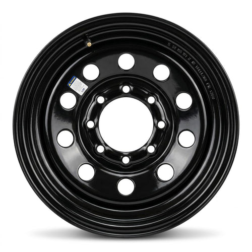 16x6 Black Modular Steel Trailer Wheels 8 Lug A257139