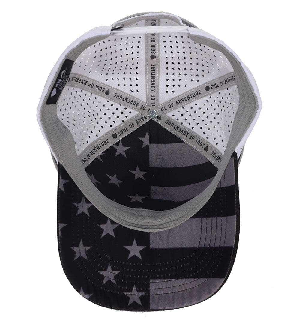 White/Black Trucker Hat O68303