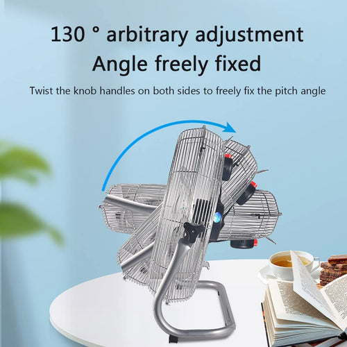 20 Inch 3 Speed Adjustable Tilt Metal Floor Fan A28958