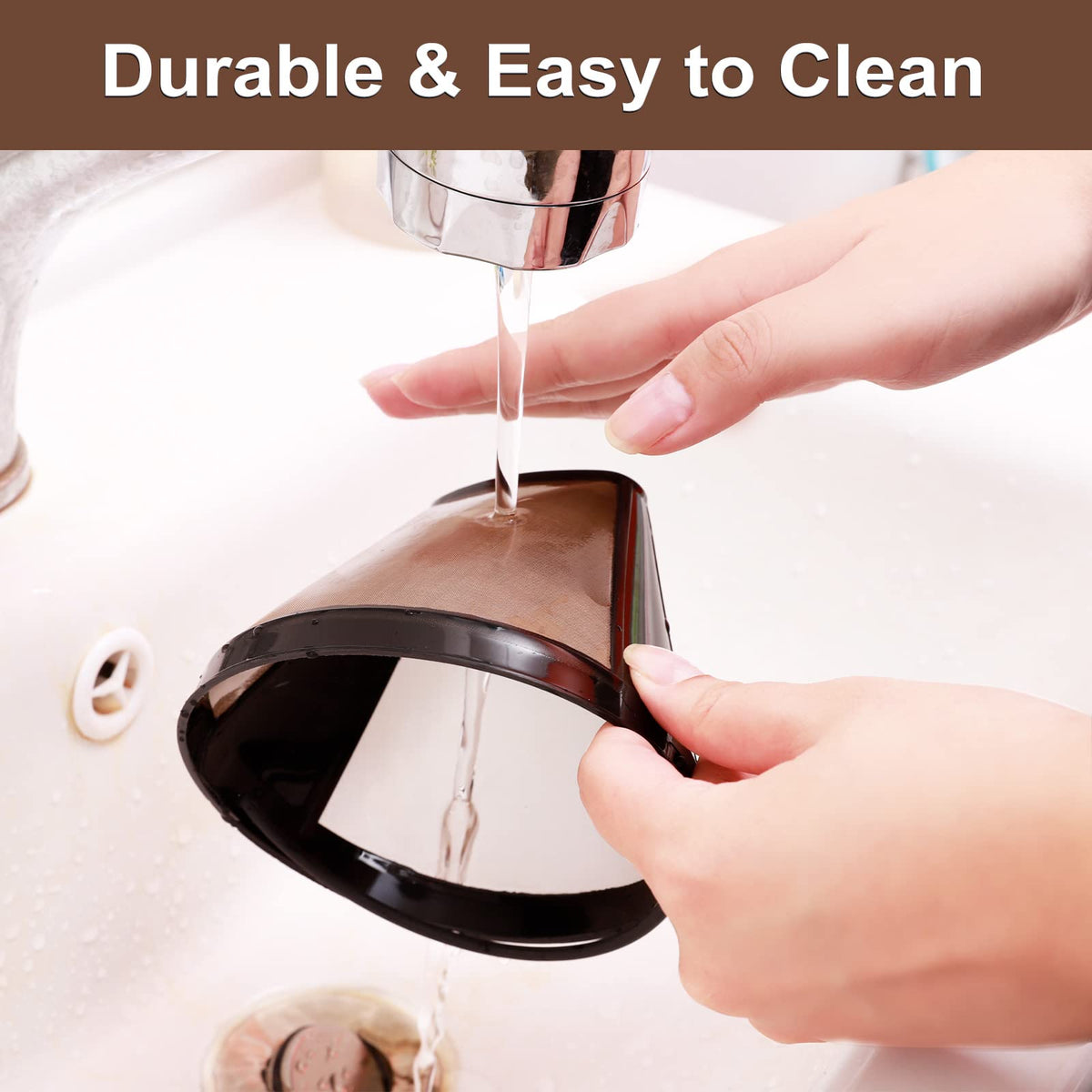 Reusable Cone Coffee Filters #4, 2-Pack 8-12 Cup P295