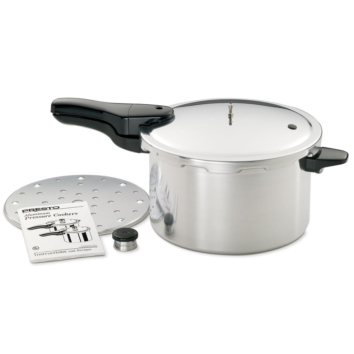 8-Quart Aluminum Pressure Cooker I75687