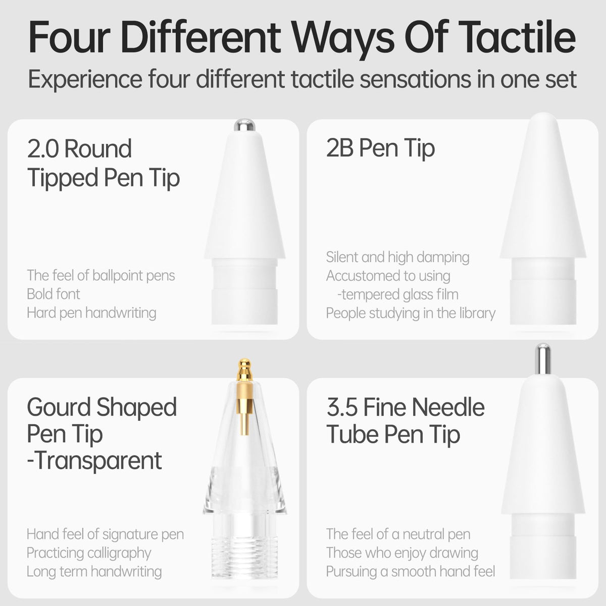 Replacement Tips for Apple Pencil 6 Pack X4991