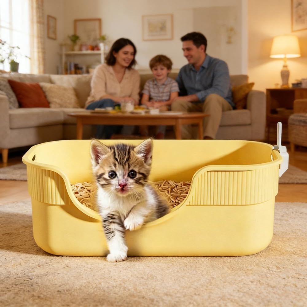 Low Entry Open Top Cat Litter Box L45172