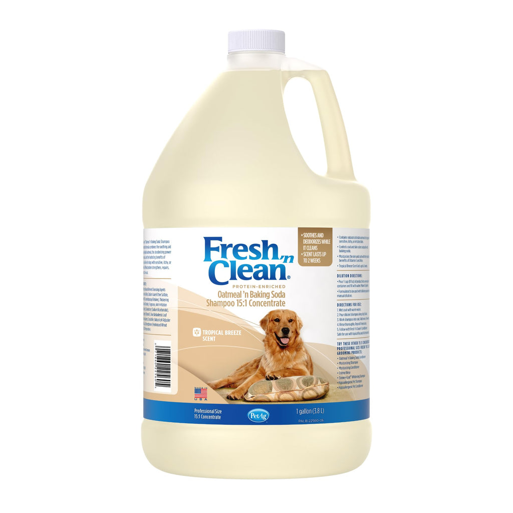 Oatmeal Baking Soda Shampoo Tropical Fresh Scent 1 Gallon F927