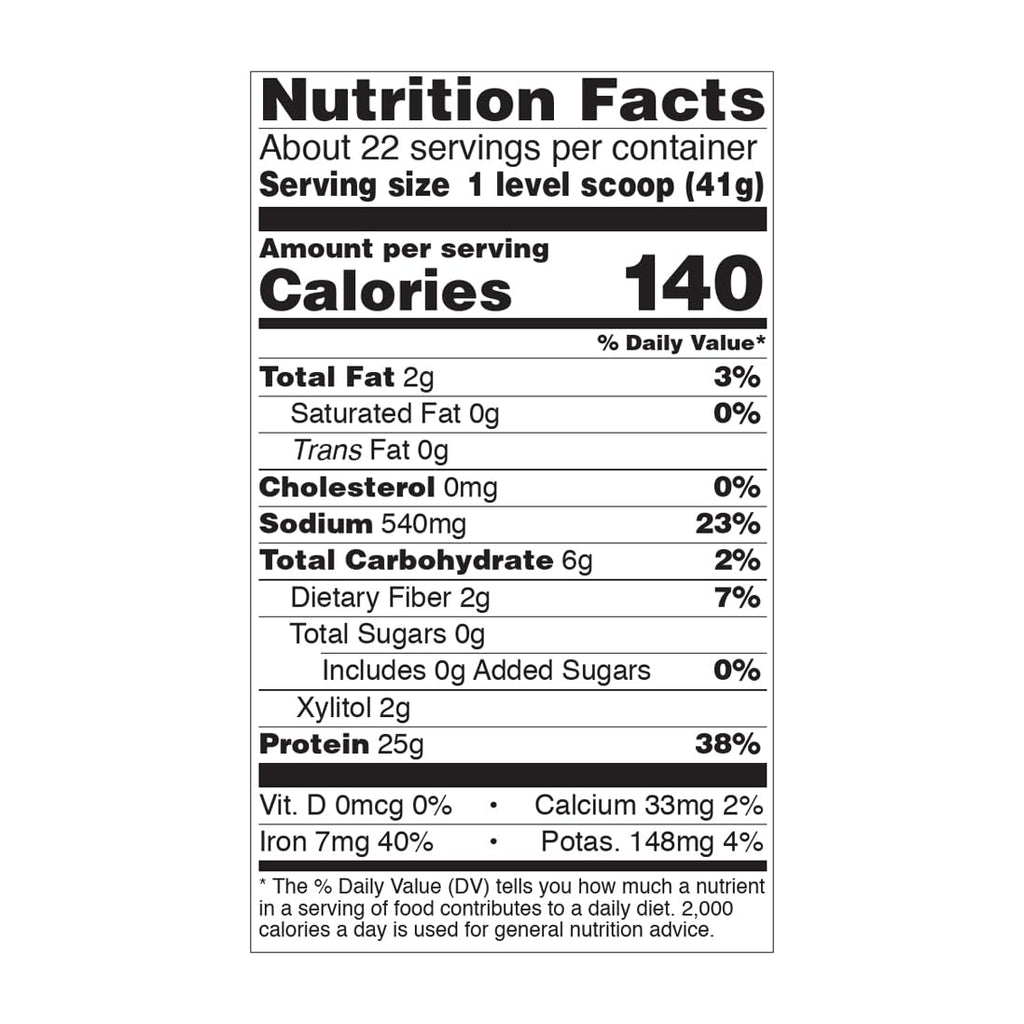 Pea Protein 25 g With BCAAs Vanilla Toffee 2 lbs C5171