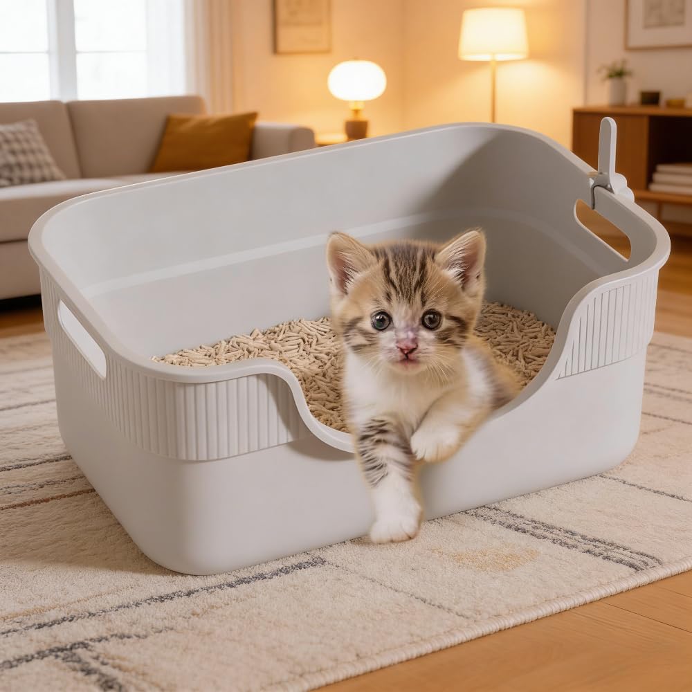 Low Entry Open Top Cat Litter Box L45172