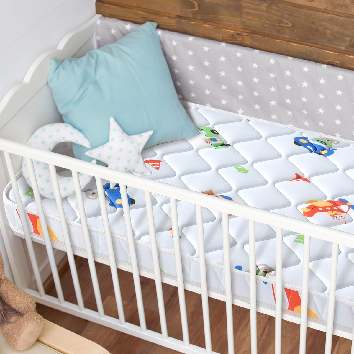 5" Thick Knitted Fabric Crib Mattress Z69445