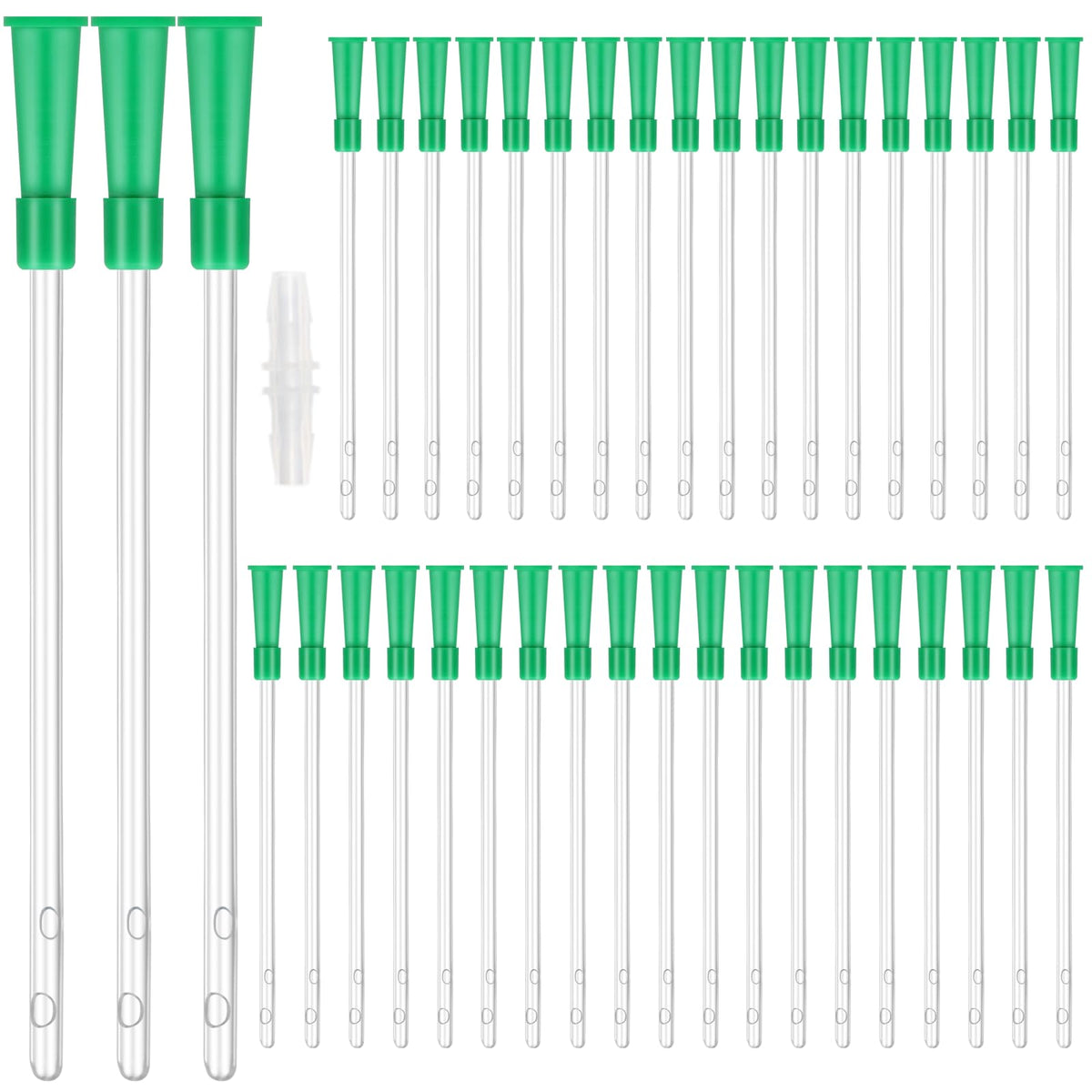 40 Pack Disposable Enema Tubes 14FR PVC Tips P264
