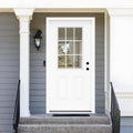 Fiberglass Exterior Door with Brickmould, 36'' x 80'' Front Entry Door D1252