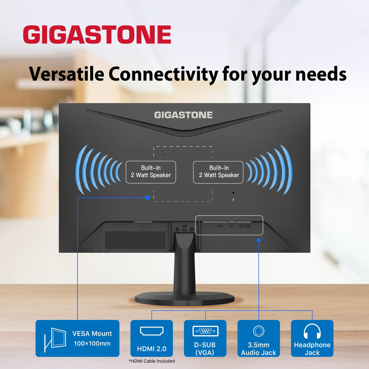 24 inch IPS LED Monitor 2-Pack 75Hz FHD Frameless O95035