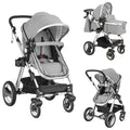 2-in-1 Convertible Bassinet Reclining Stroller E959610