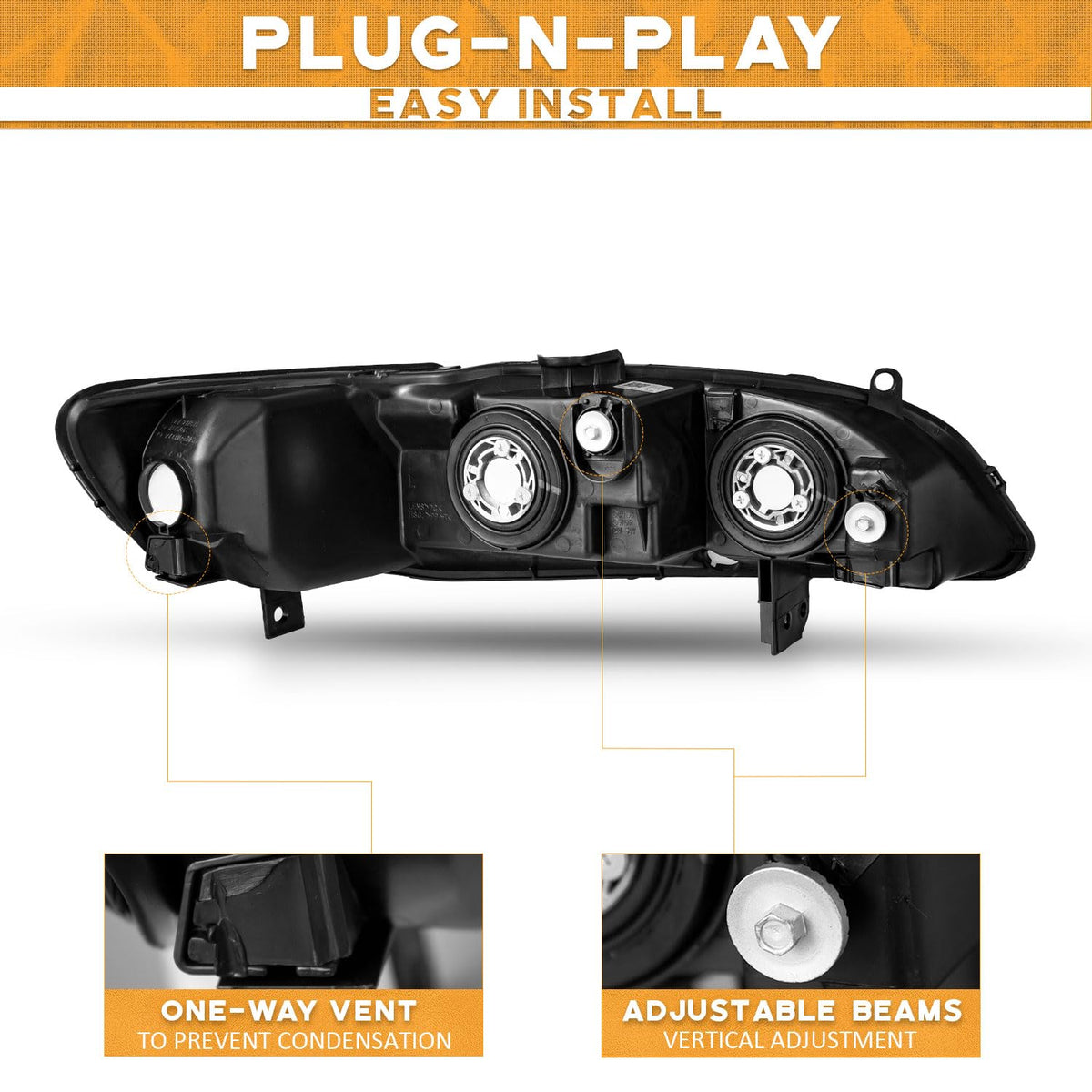 Headlight Assemblies Pair S75602