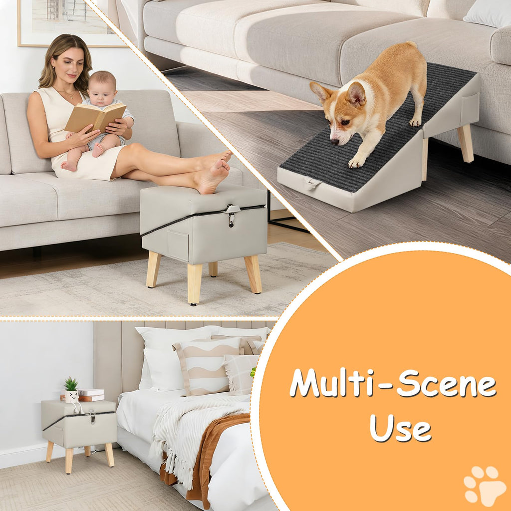 Gray Foldable Dog Ramp B985
