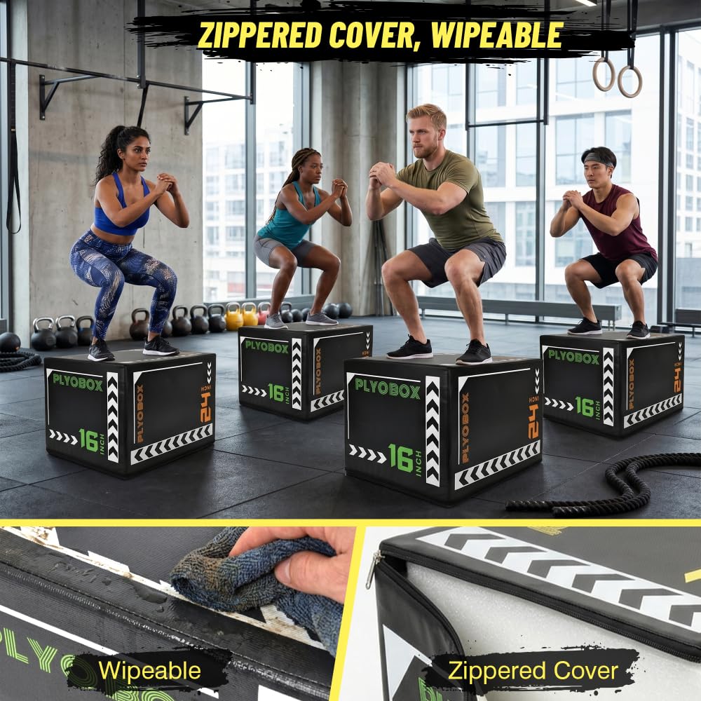 3-in-1 Adjustable Foam Plyo Box L9463