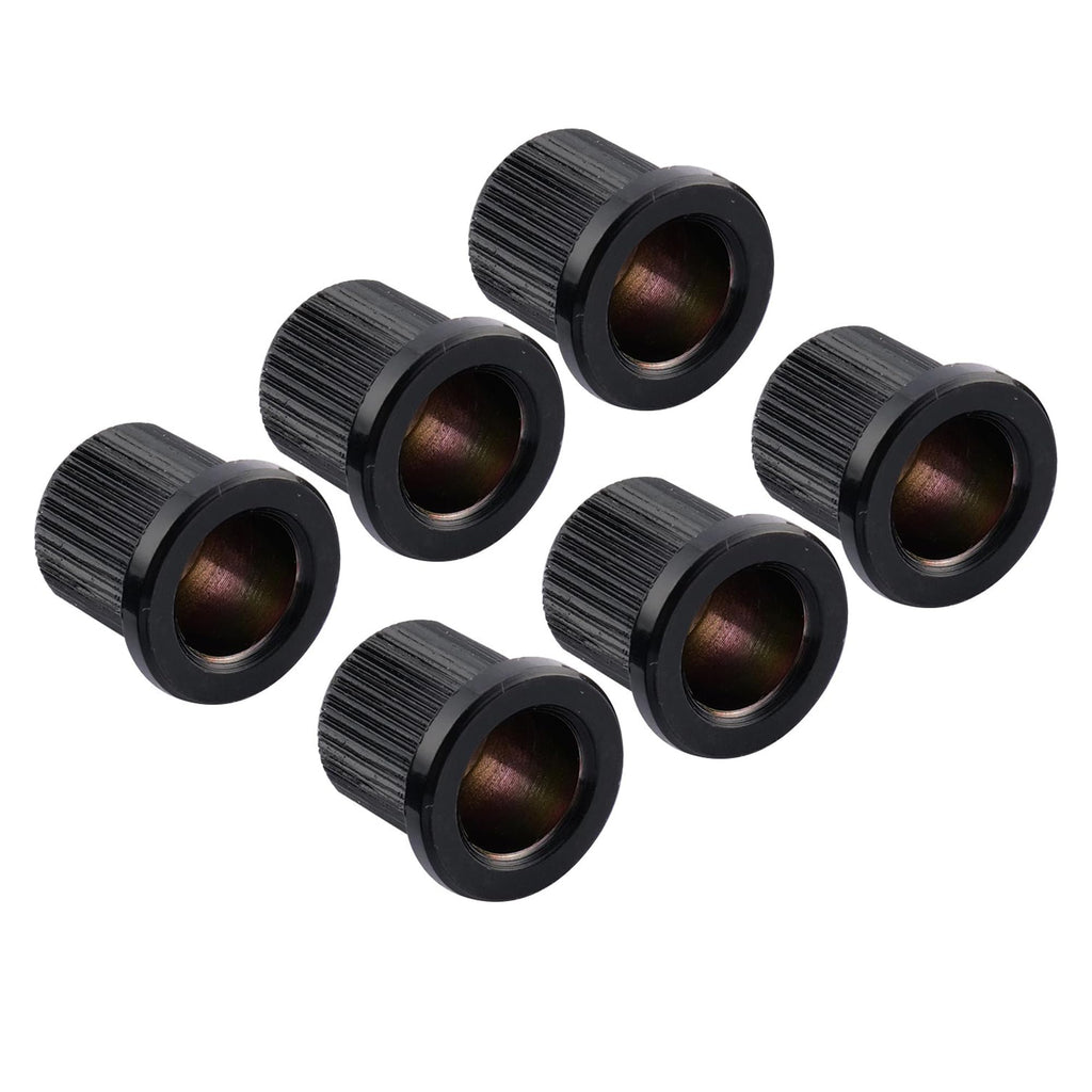 Guitar String Ferrules, Black (Set of 6) S447