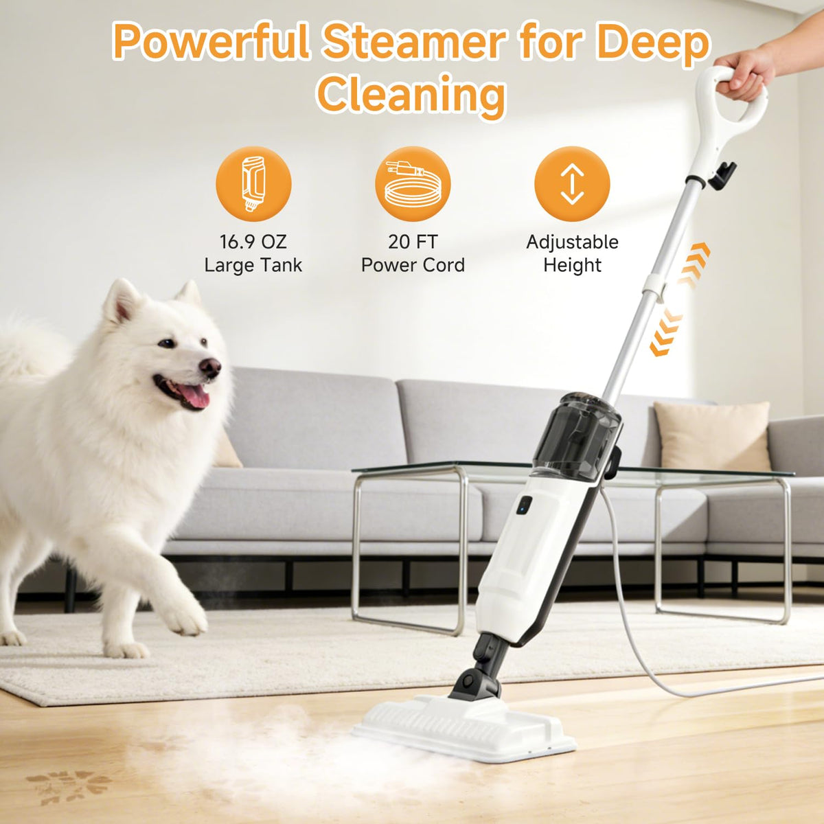 260°F Steam Mop Cleaner 16.9oz H700