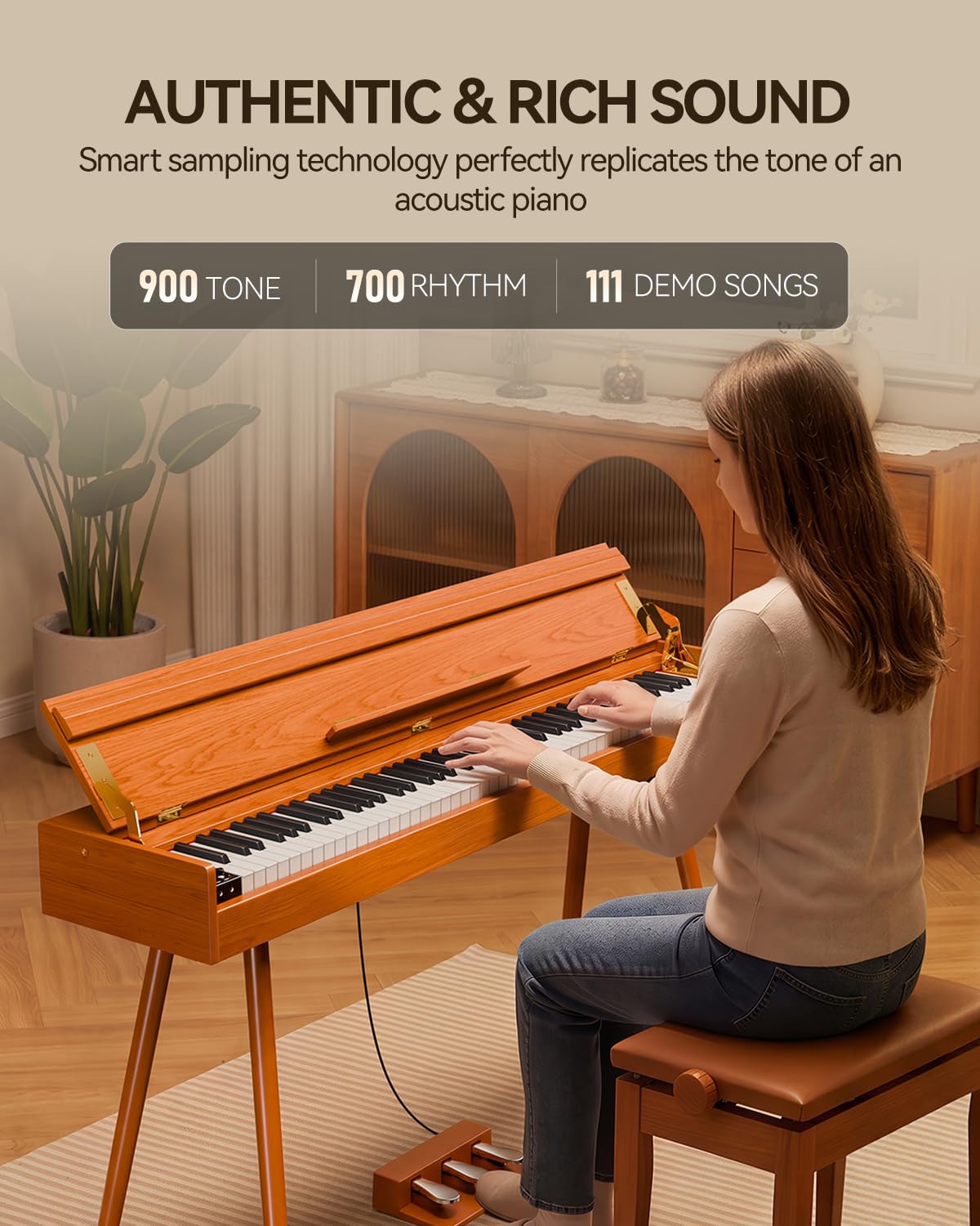 88-Key Weighted Hammer Action Digital Piano V560482