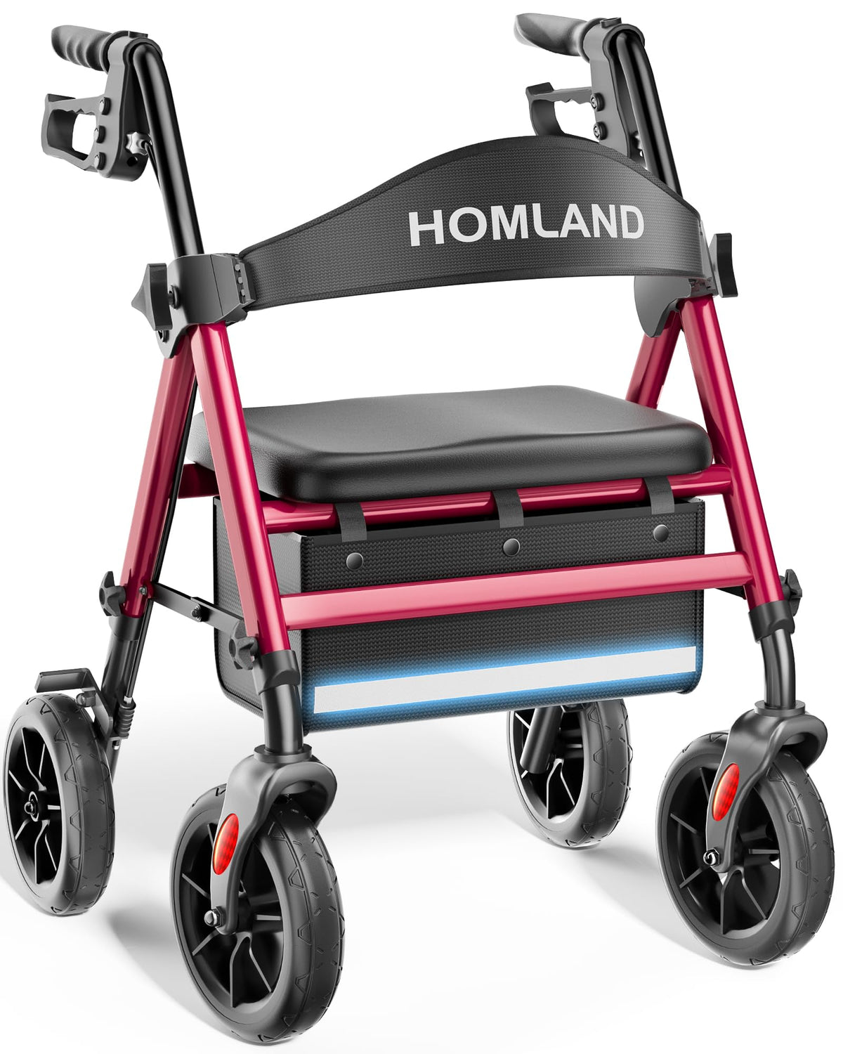 Foldable Walker with Seat, 17lb Lightweight T858