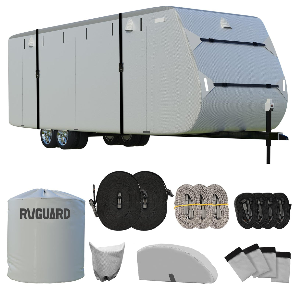 Grey 27'-30' RV Travel Trailer Cover J232