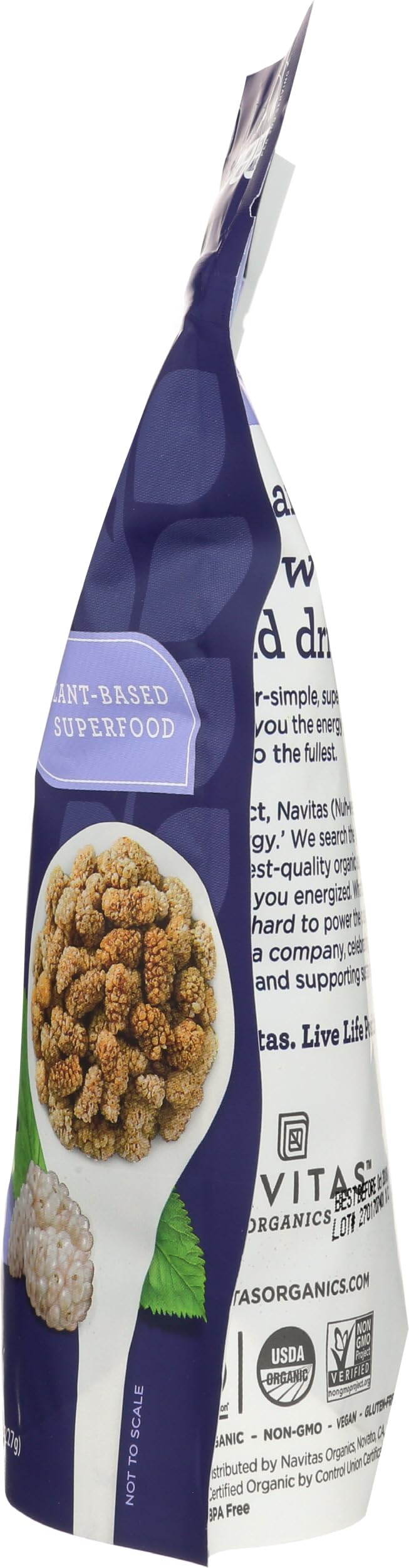 Sun Dried White Turkish Mulberries 8oz Q262755