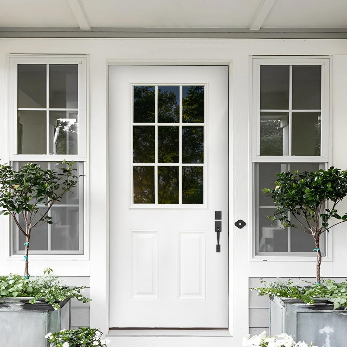 Fiberglass Exterior Door with Brickmould, 36'' x 80'' Front Entry Door D1252