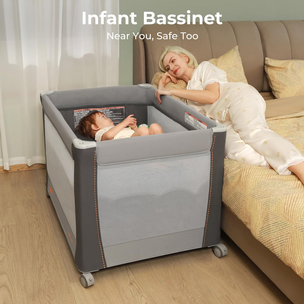 3-in-1 Pack and Play with Bassinet & Changing Table L8910