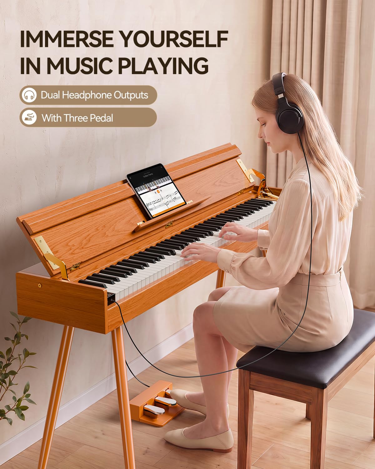 88-Key Weighted Hammer Action Digital Piano V560482