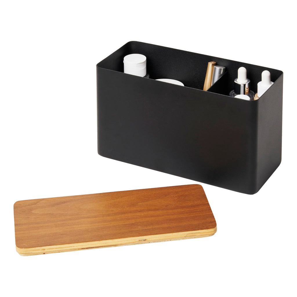 Countertop Organizer Metal Steel Wood W41109