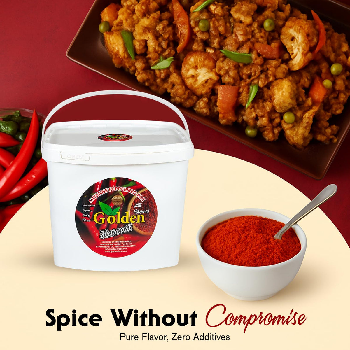 Cayenne Pepper Powder 5 lbs Y492389