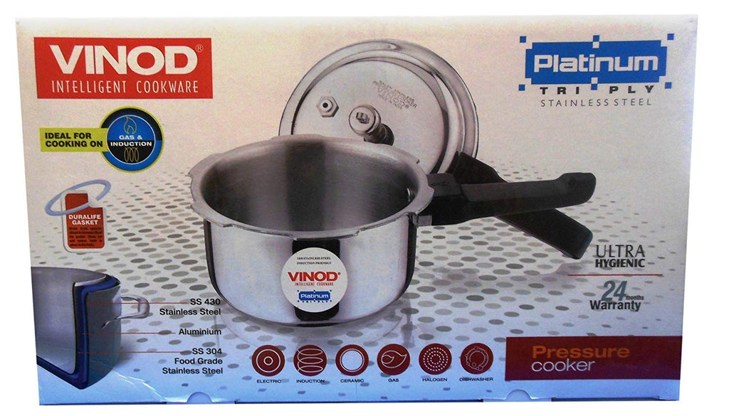 2 liter Stainless Steel Pressure Cooker Q1698