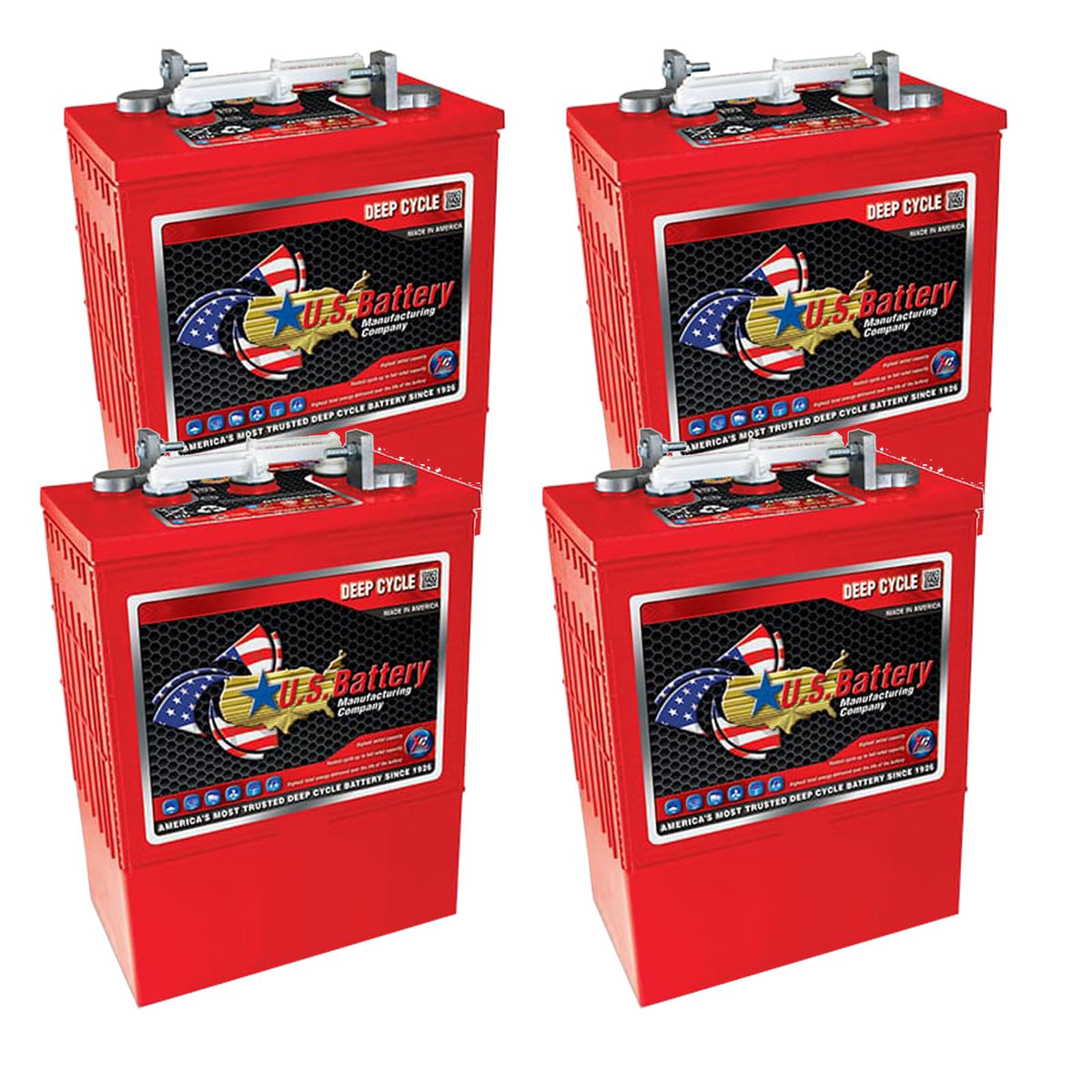6V SLA Deep Cycle Batteries 4-Pack P71822