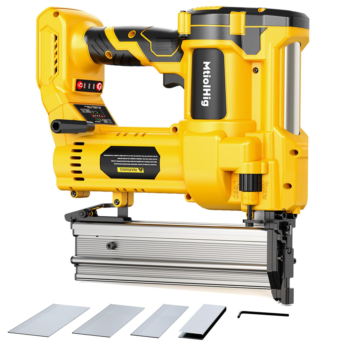 Cordless 2Inch Brad Nailer, 2-in-1 Staple Gun, 18 Gauge Battery Powered B301895