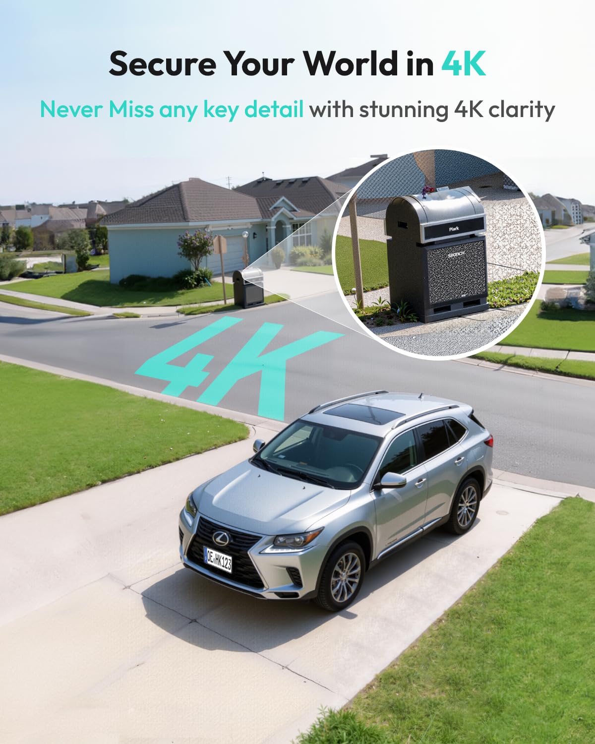 4K Wireless Outdoor Security Camera 2 Cam-Kit J707