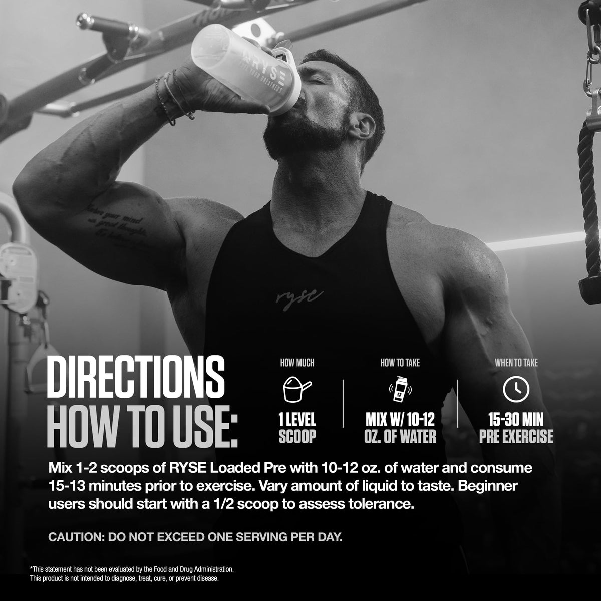 Pre Workout Powder Tropical Punch 300mg Caffeine 30 Servings T139