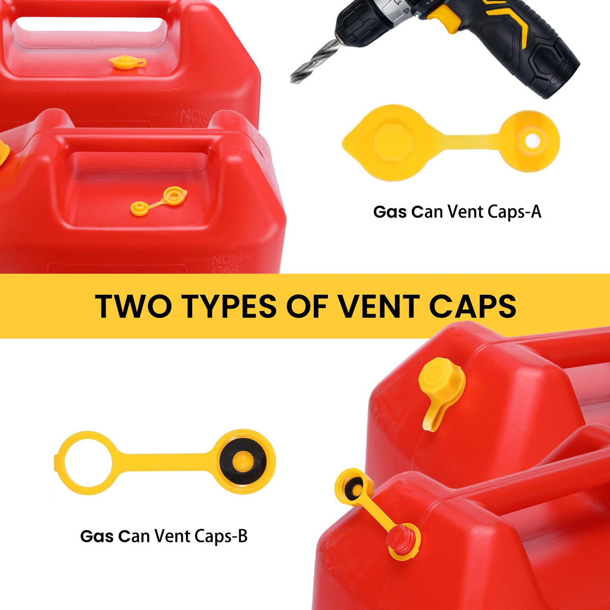 Gas Can Spout Replacement 3-Pack B3055