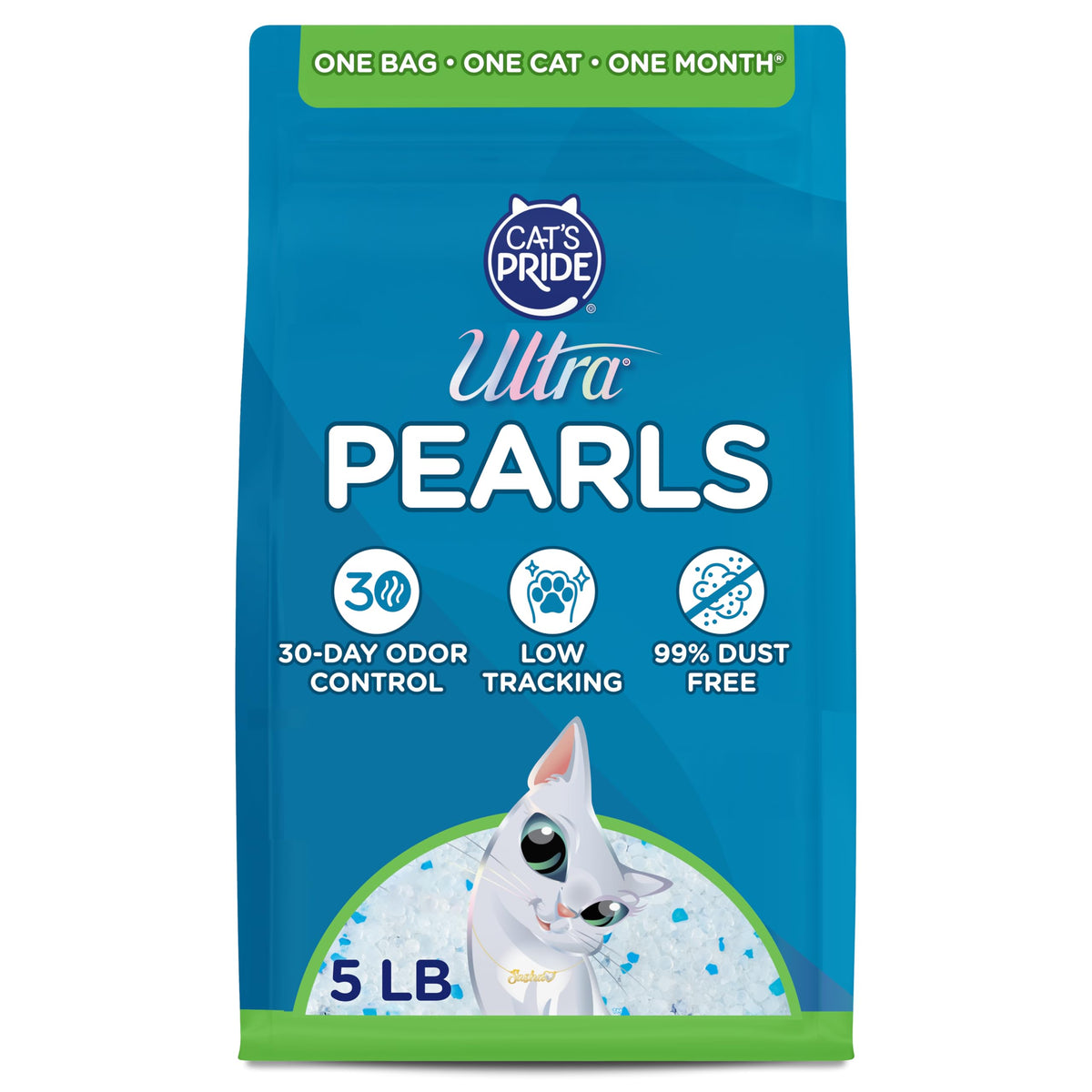 Cat Litter - 99.9% Dust Free, Low Tracking, Fragrance Free - 5 Lbs C375709