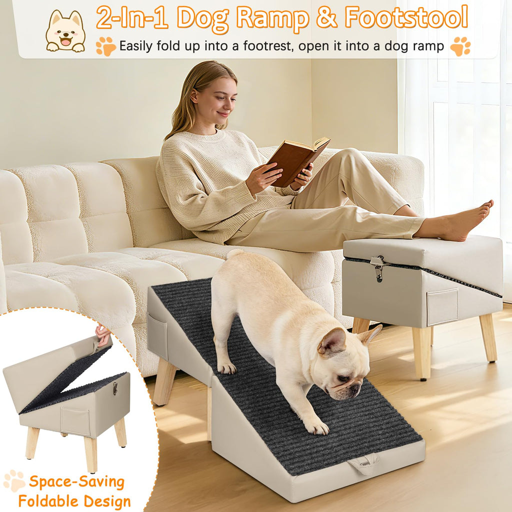Gray Foldable Dog Ramp B985
