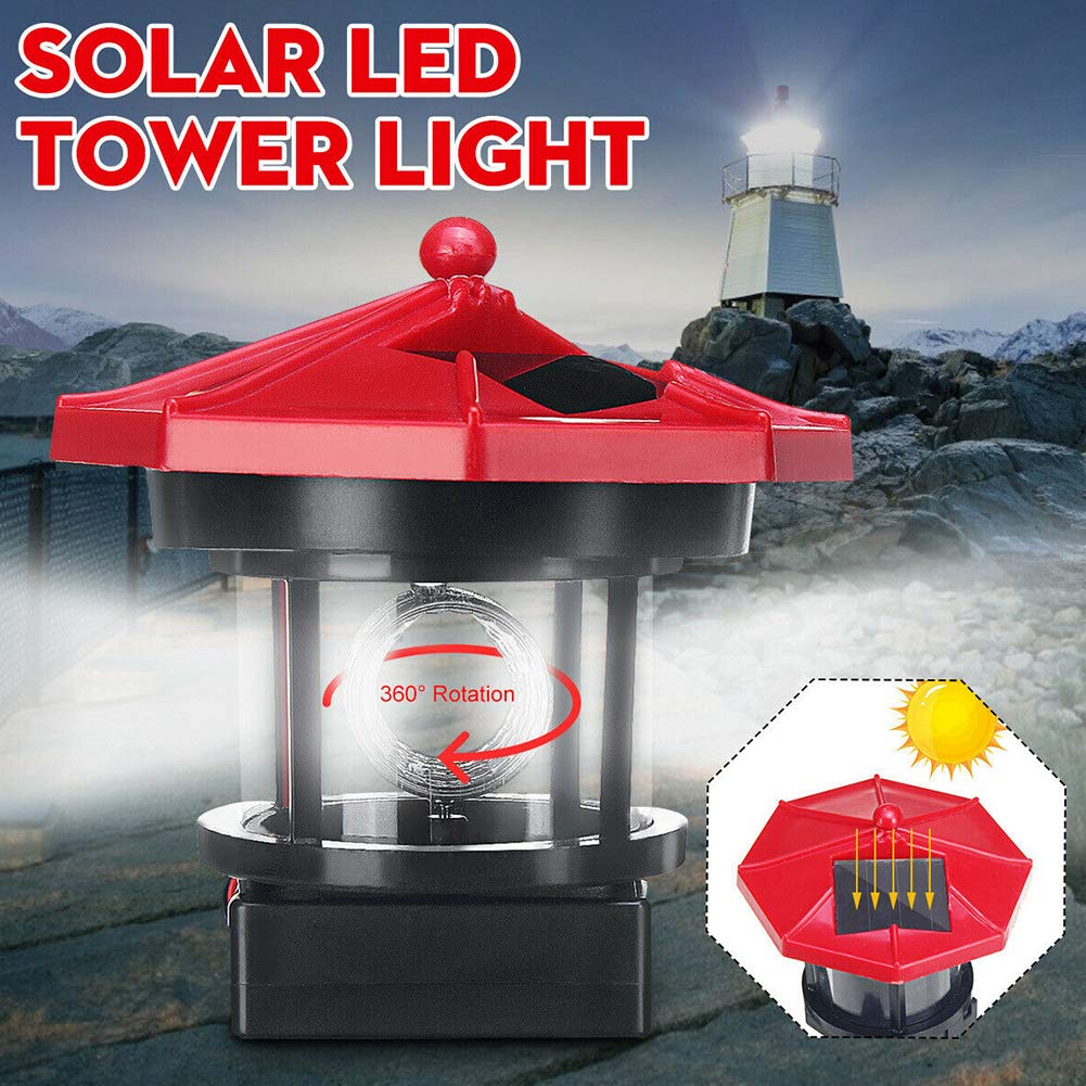 Solar Powered LED Rotating Waterproof Outdoor Decorative Light P78982
