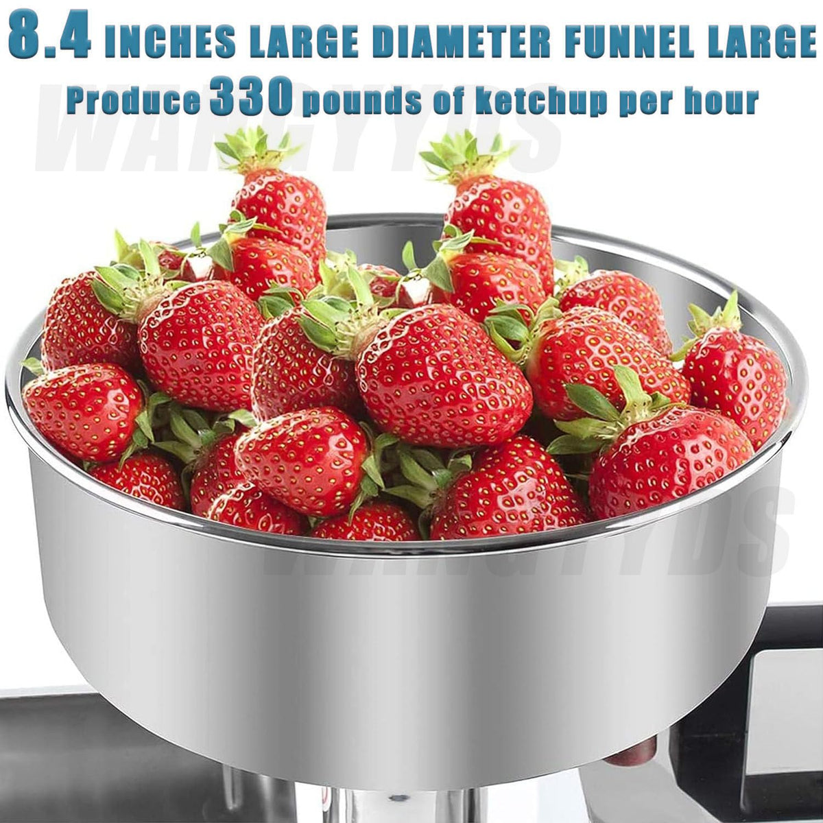 450W Stainless Steel Electric Tomato Strainer L97258