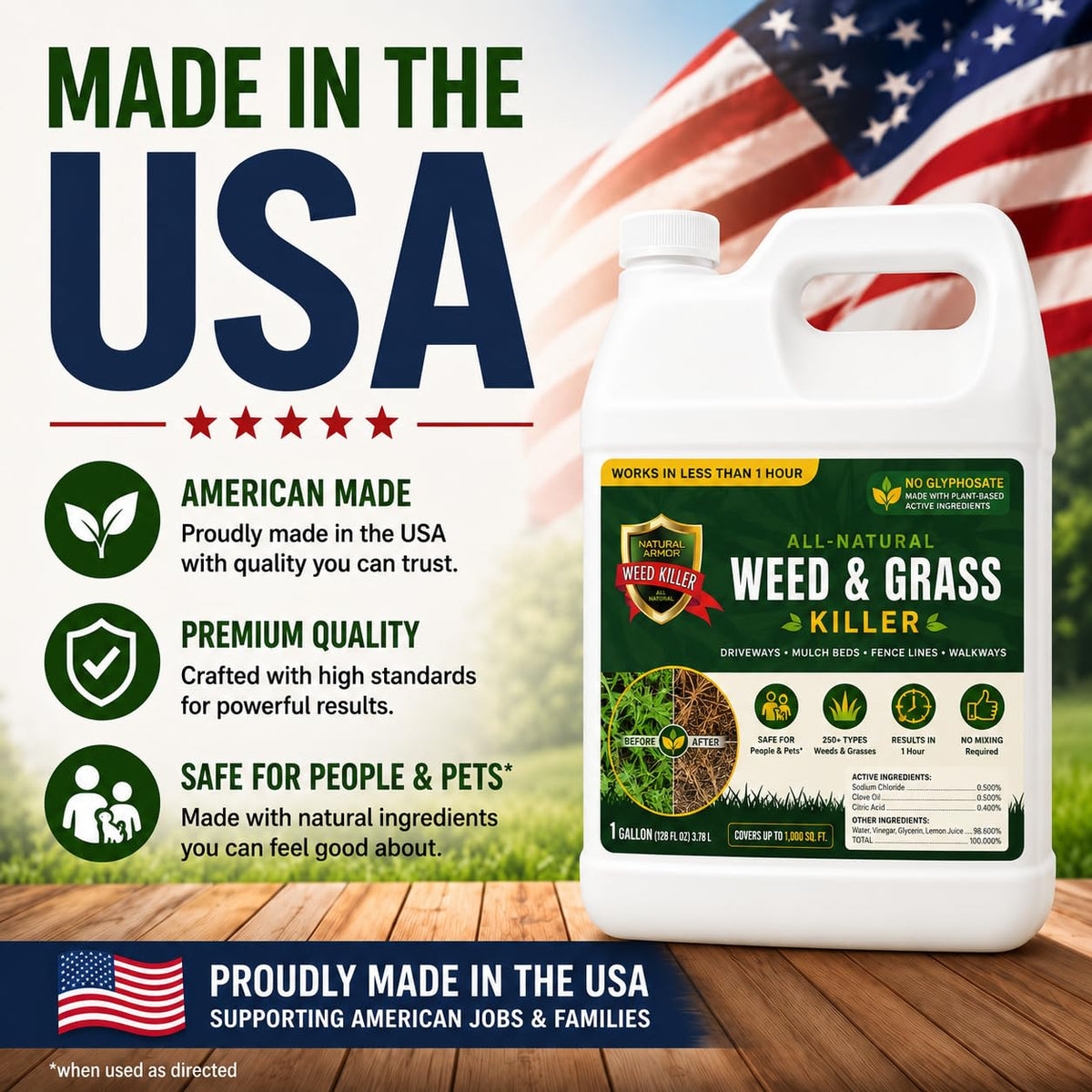 Weed & Grass Killer 1 Gallon with Sprayer X1488