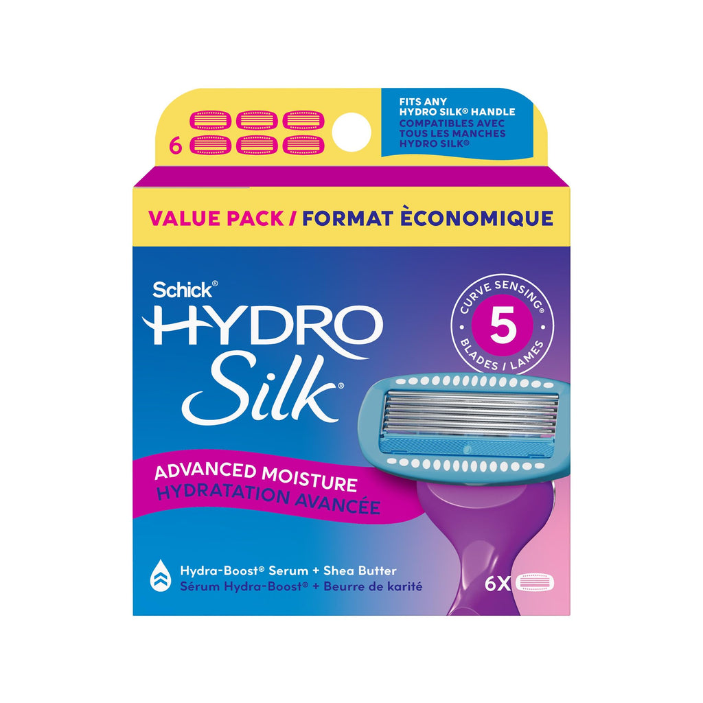 5-Blade Moisturizing Razor Refills, 6 Count E266311